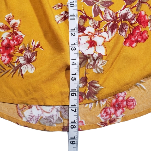 Gypsies & Moondust Off The Shoulder Strapless Floral NWT Shirt Size Small - Picture 10 of 12